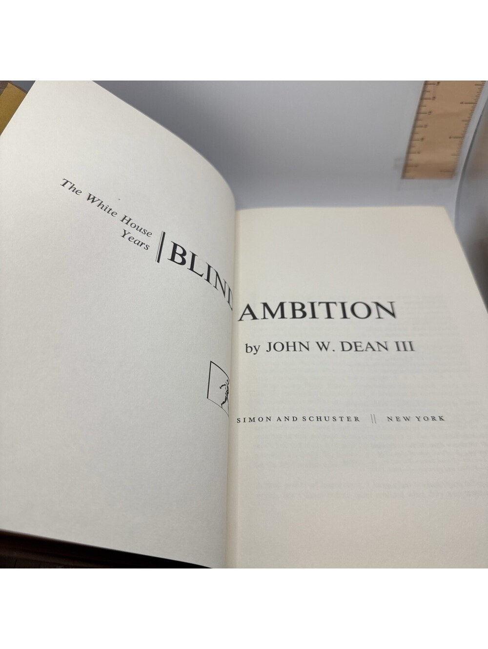 Blind Ambition Hardcover 1976 John Dean